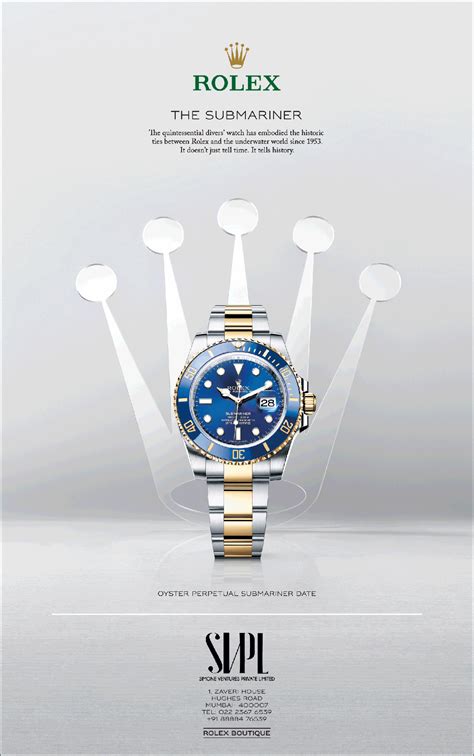 Rolex Submariner Watch Poster 